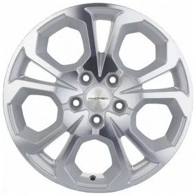 Диски Khomen Wheels KHW1711 (Chery tiggo 7pro) F-Silver-FP